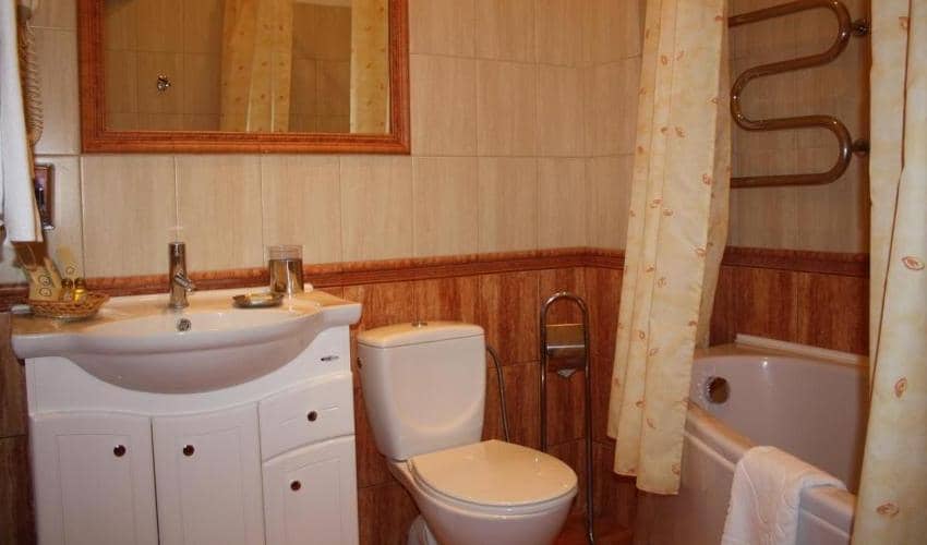 Санузел в номере Стандарт